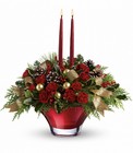 Holiday Flair Centerpiece Cottage Florist Lakeland Fl 33813 Premium Flowers lakeland